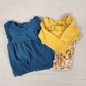 Bundle Carter's Clothes 12 Month One Piece Sparkly Jumpsuit Leggings Bodysuit